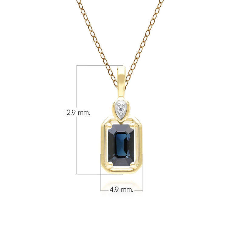 Lumina Emerald-Cut Pendant (Emerald Edition)