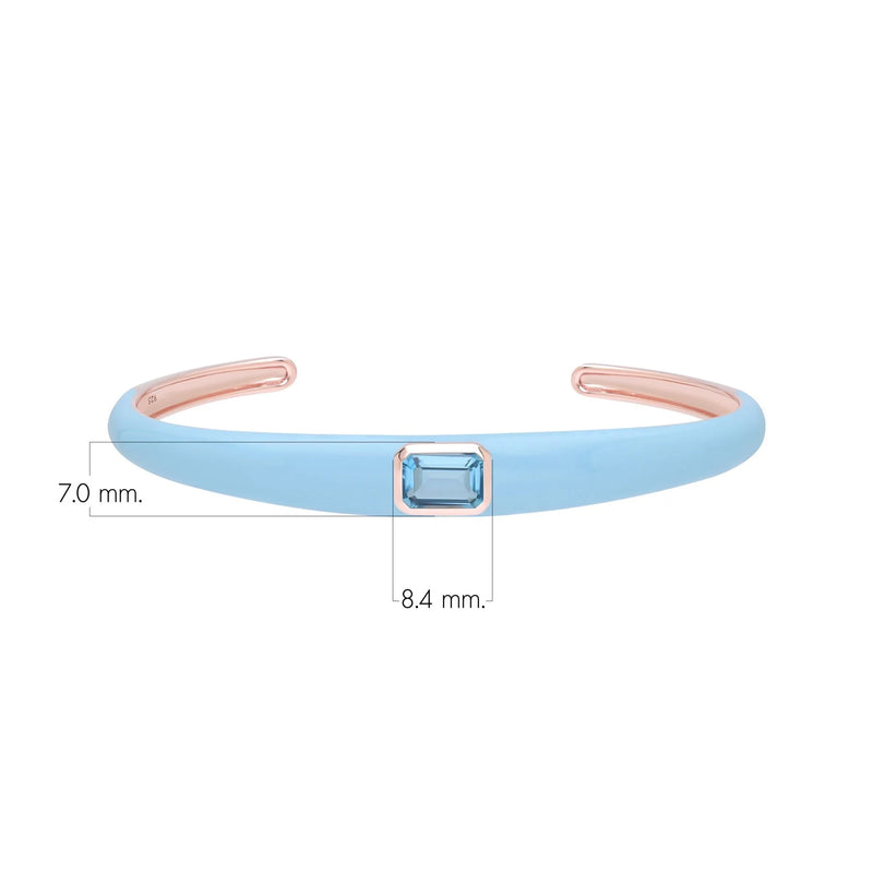 Aura Cuff  (Fuchsia Rectangle Edition)