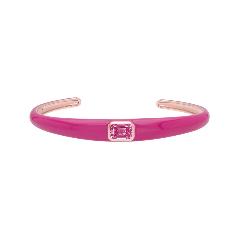 Aura Cuff  (Fuchsia Rectangle Edition)