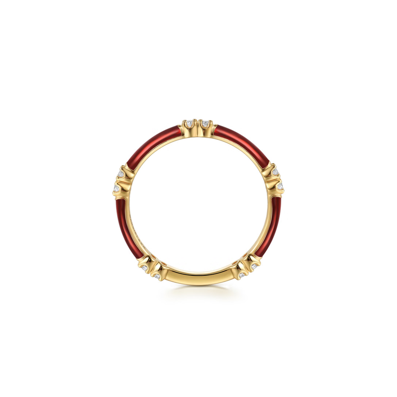 The Lucky Bamboo Ring (Millennial Pink & Yellow Gold Edition)