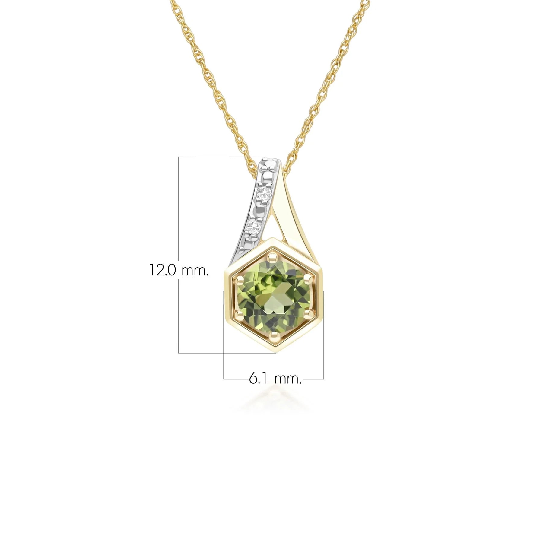 Apex Hexagon Pendant (Olive Edition)