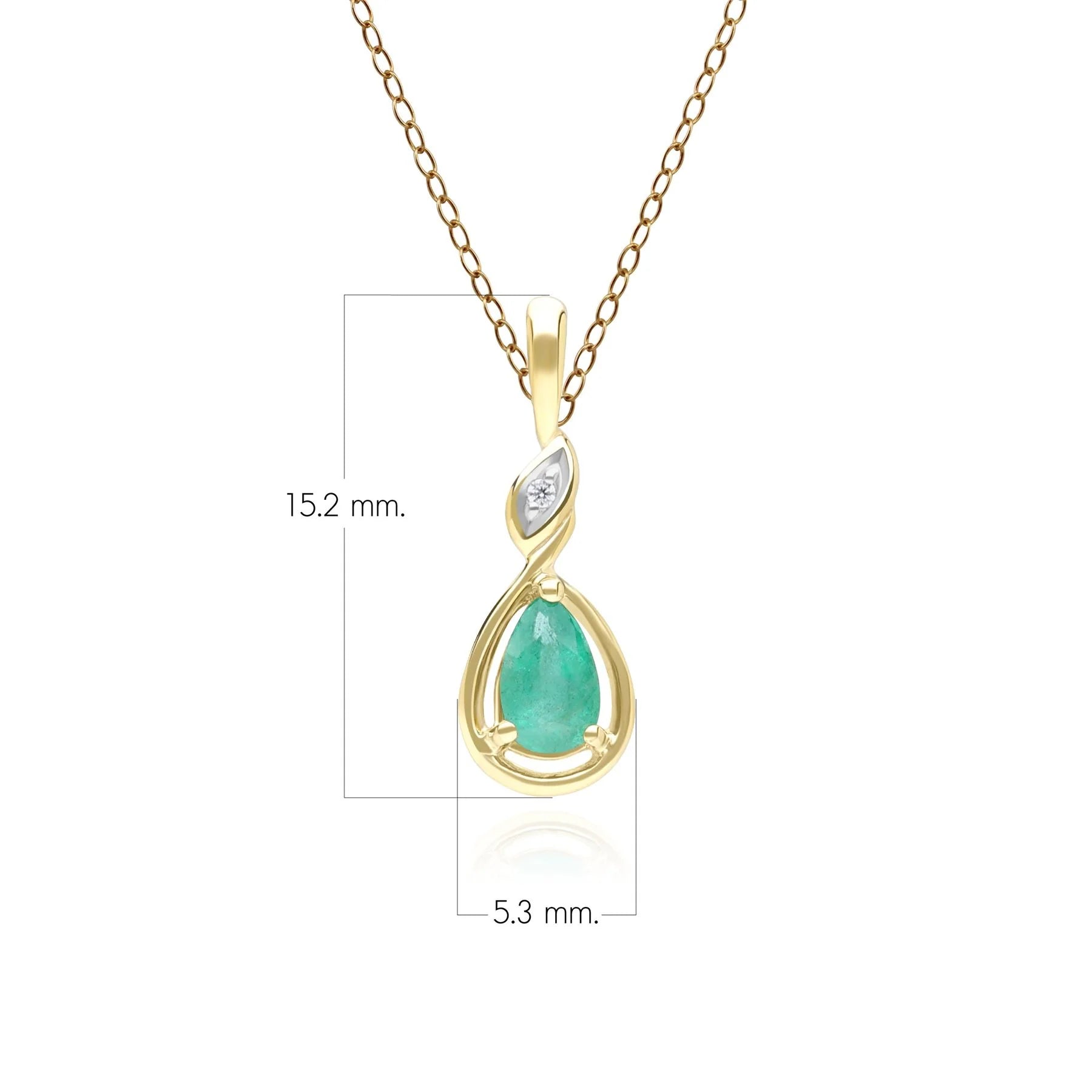 Lumina Emerald-Cut Pendant (Emerald Edition)