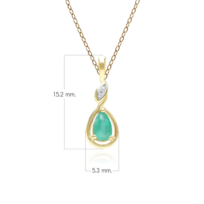 Lumina Emerald-Cut Pendant (Emerald Edition)
