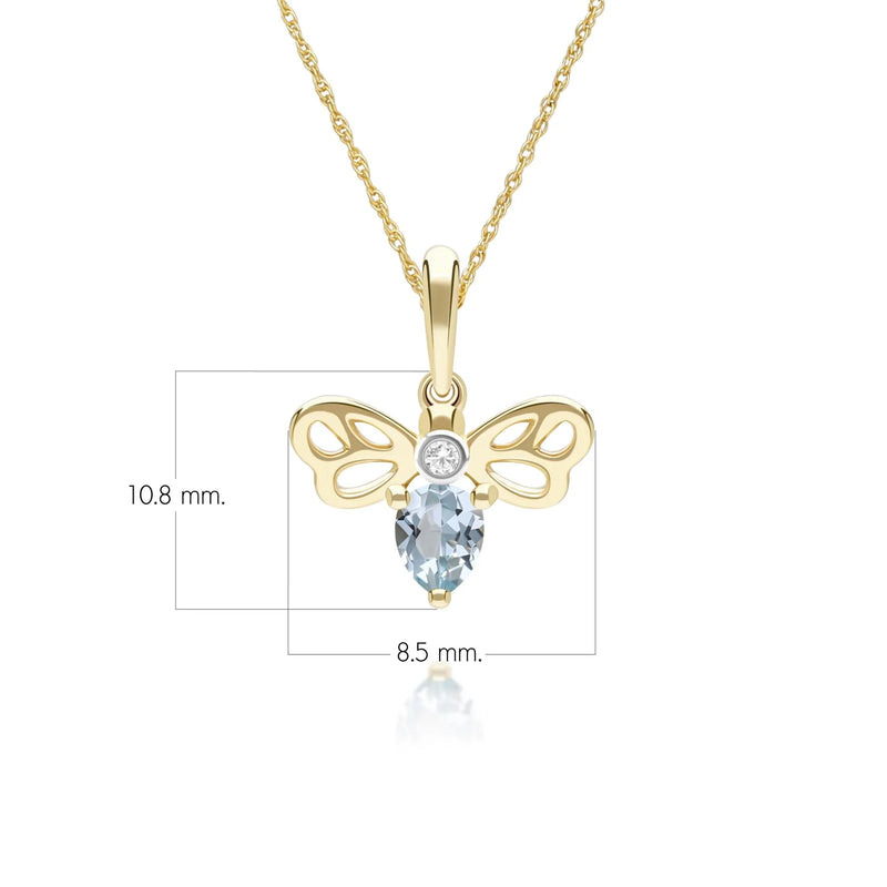 Lumina Butterfly Pendant (Sky Edition)