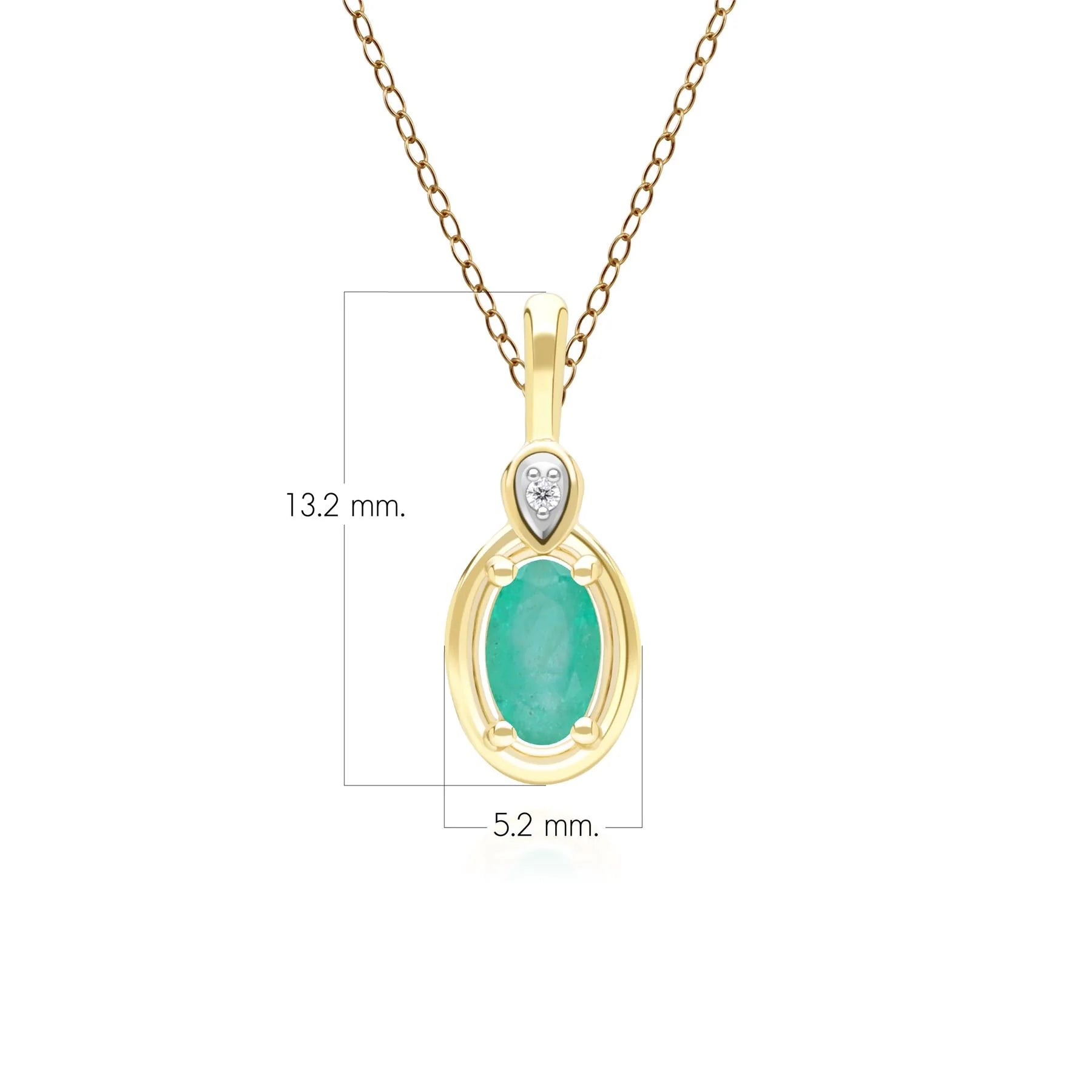 Lumina Emerald-Cut Pendant (Emerald Edition)
