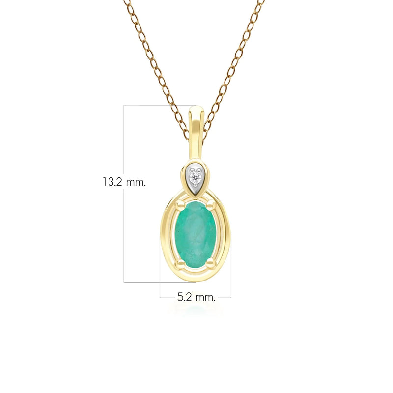 Lumina Emerald-Cut Pendant (Emerald Edition)
