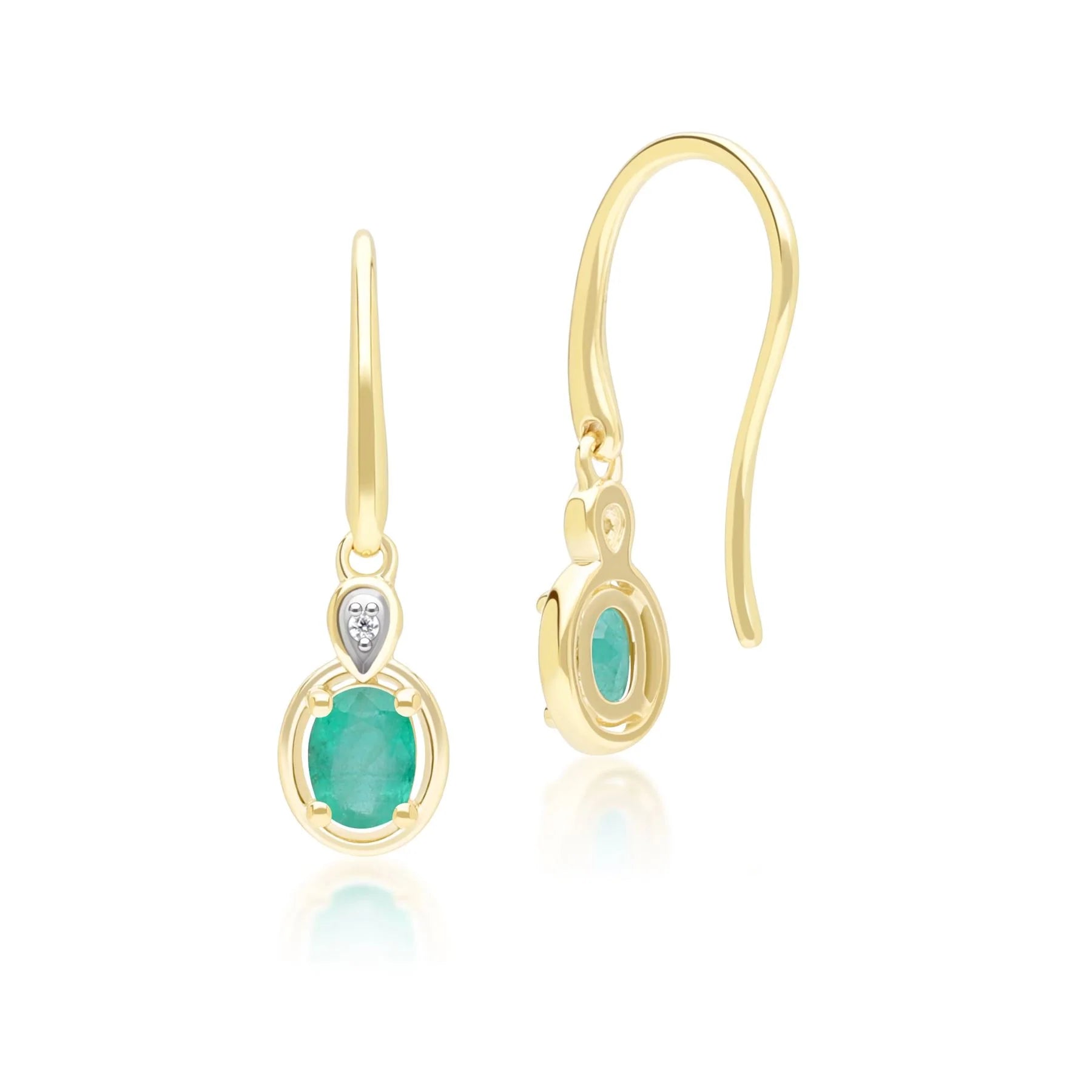 Lumina Emerald-Cut Earrings (Emerald Edition)