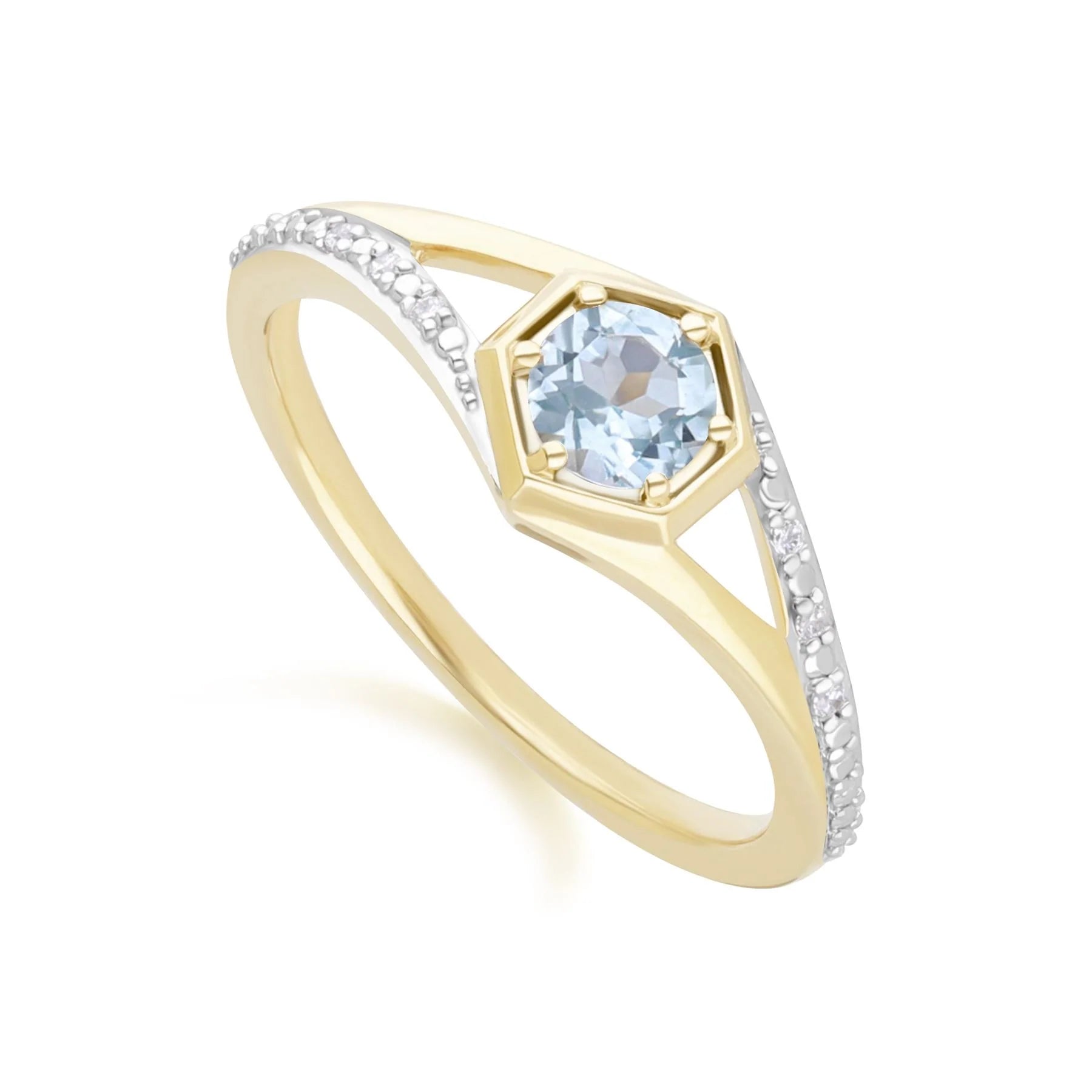 Apex Hexagon Ring (Garnet Edition)