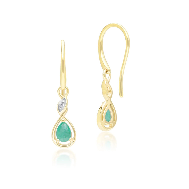 Lumina Emerald-Cut Earrings (Emerald Edition)
