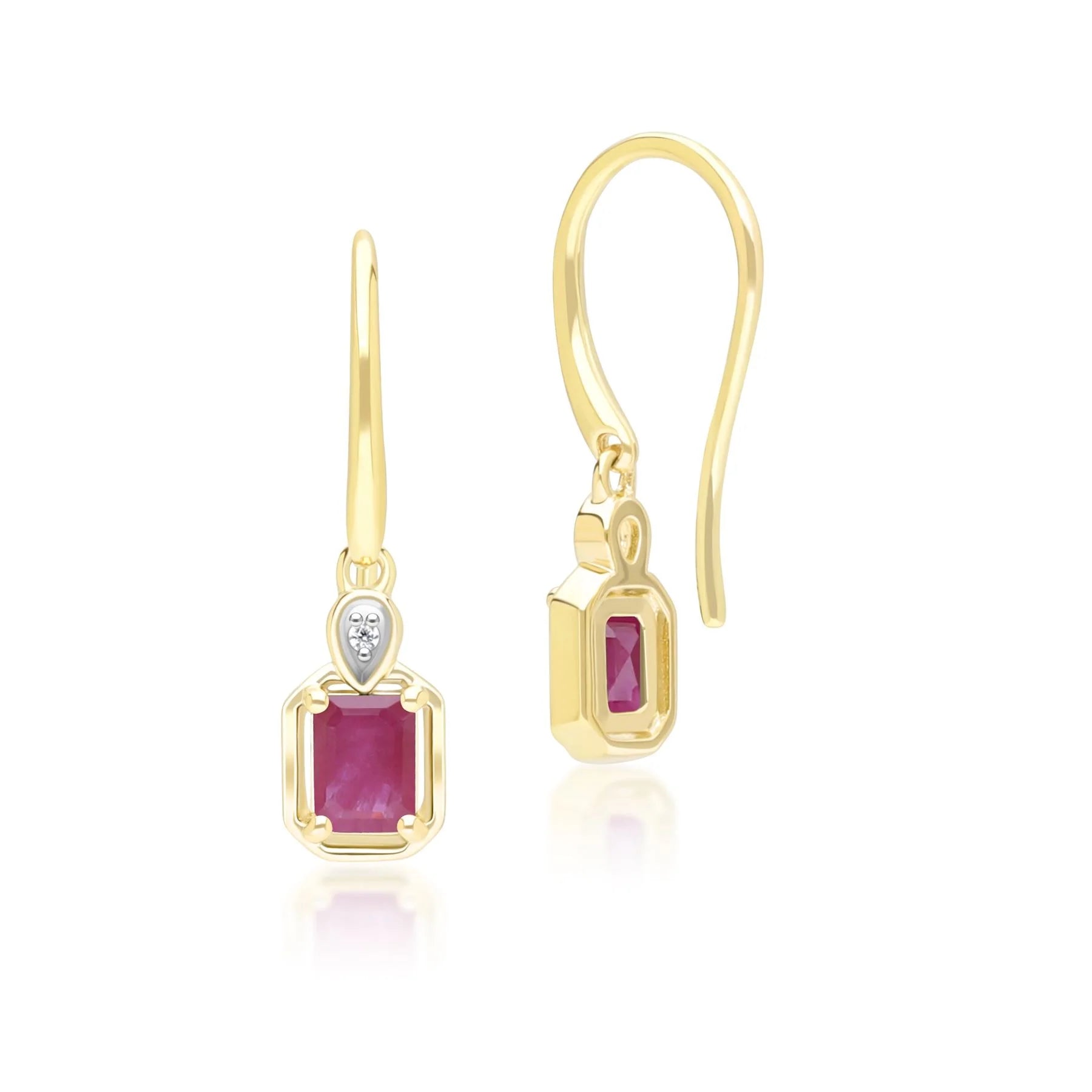 Lumina Emerald-Cut Earrings (Emerald Edition)