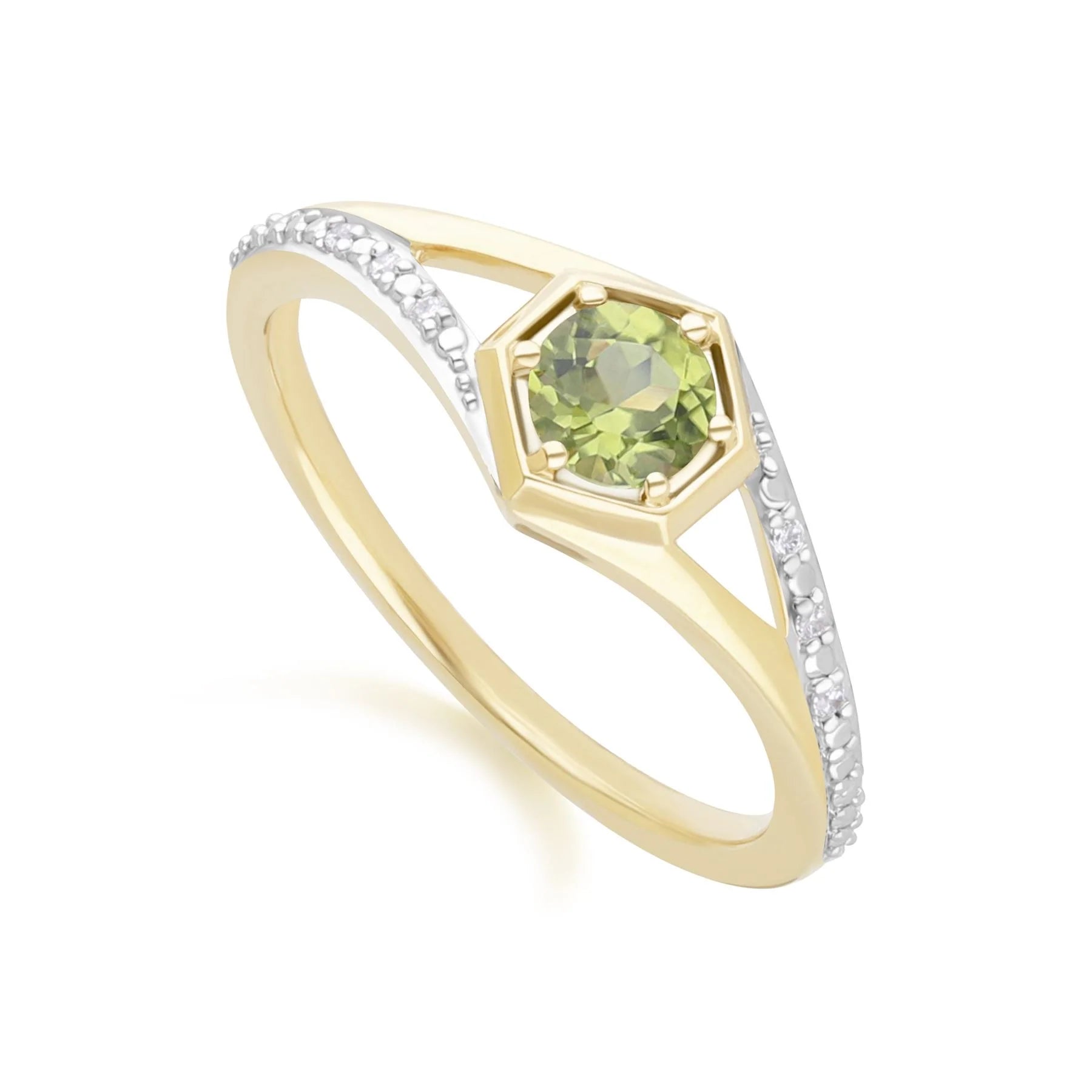 Apex Hexagon Ring (Olive Edition)