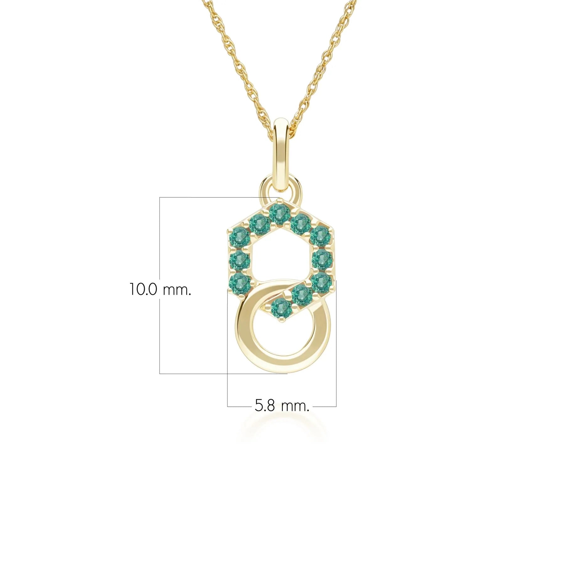 Apex Interlock Pendant (Emerald Edition)