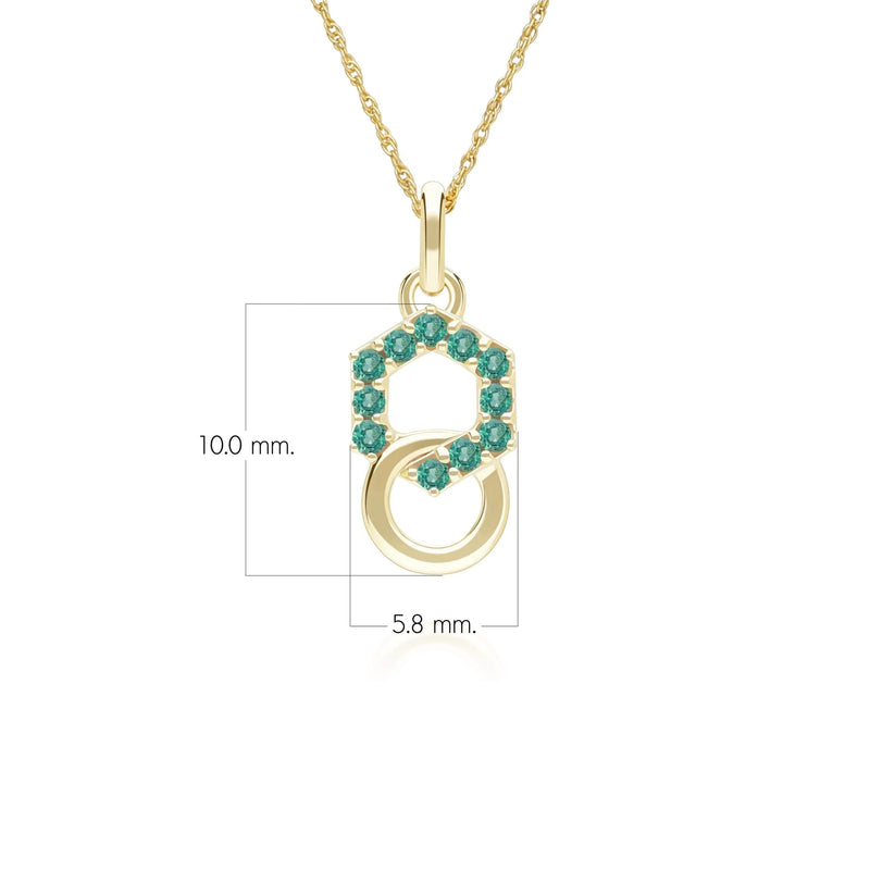 Apex Interlock Pendant (Emerald Edition)
