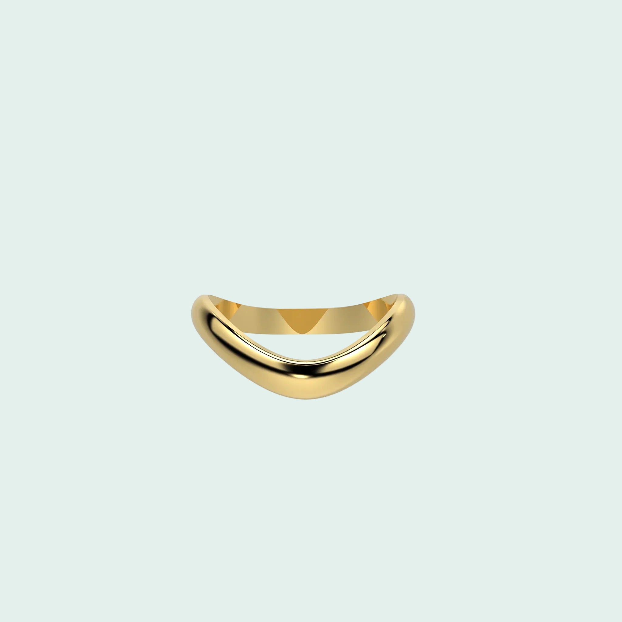 Liquid Tide Wave Ring (GOLD)