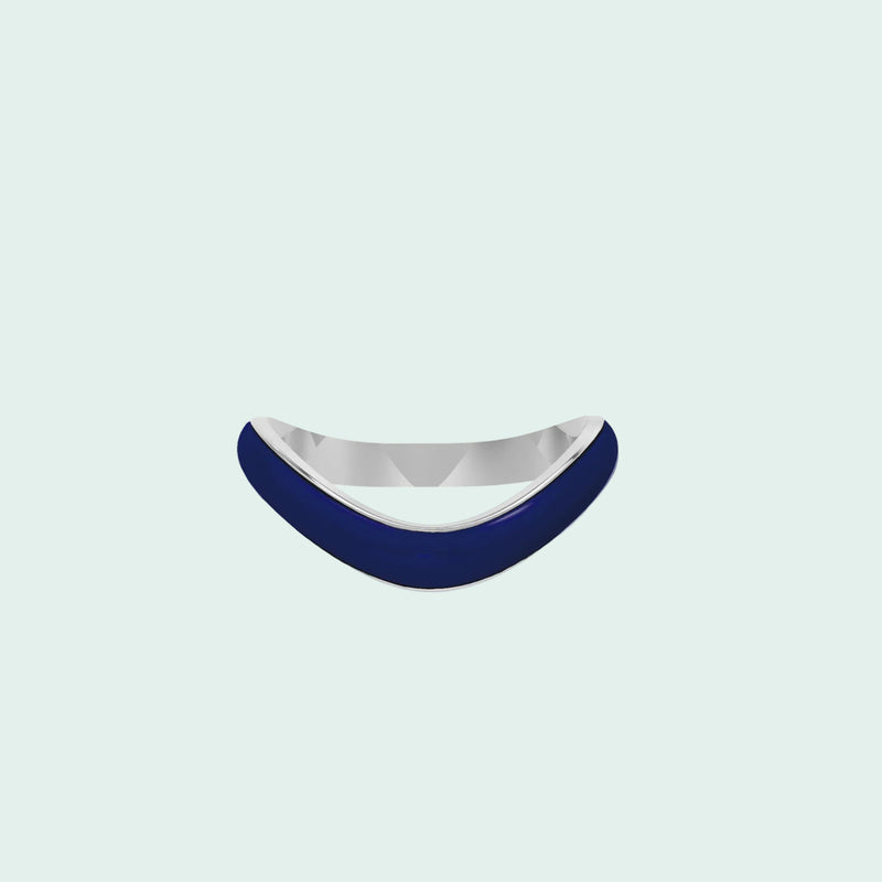 Liquid Tide Wave Ring
