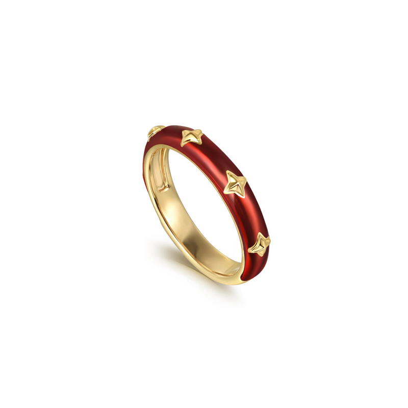 The Guiding Star Band (Magenta Pink & Yellow Gold Edition)