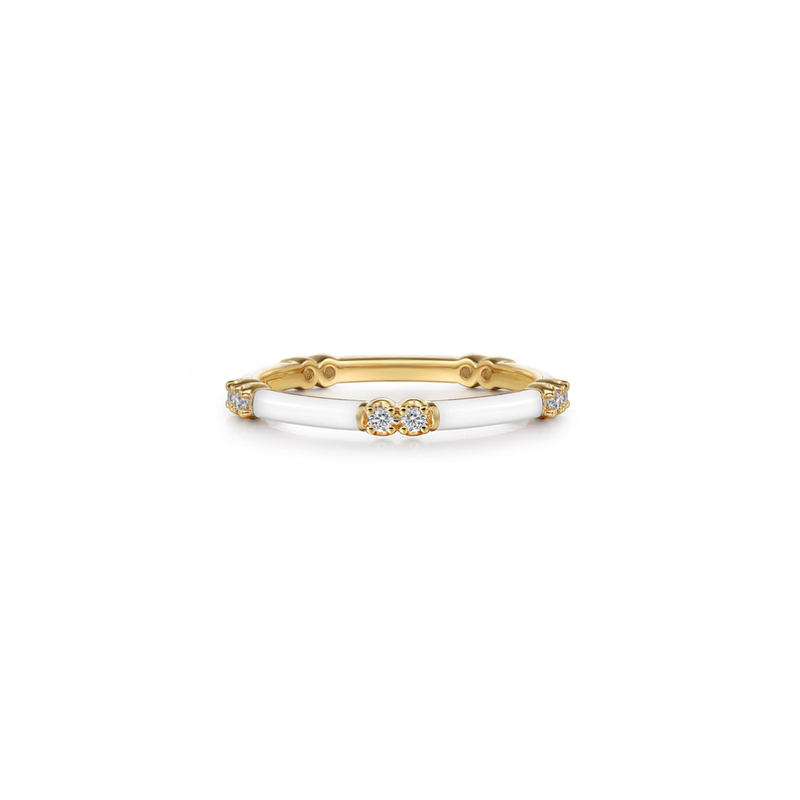 The Lucky Bamboo Ring (Millennial Pink & Yellow Gold Edition)