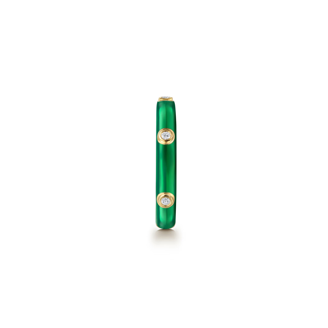 The Guardian Circlet (Chrome Green & Yellow Gold Edition)