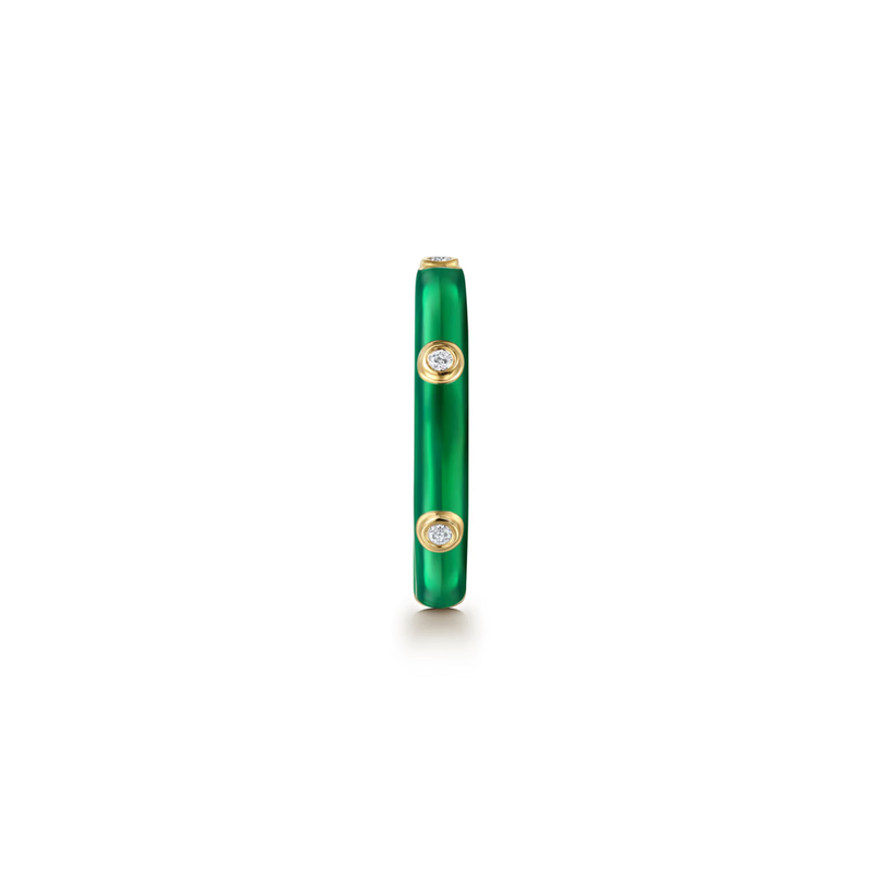 The Guardian Circlet (Chrome Green & Yellow Gold Edition)