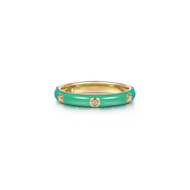 The Guardian Circlet (Chrome Green & Yellow Gold Edition)