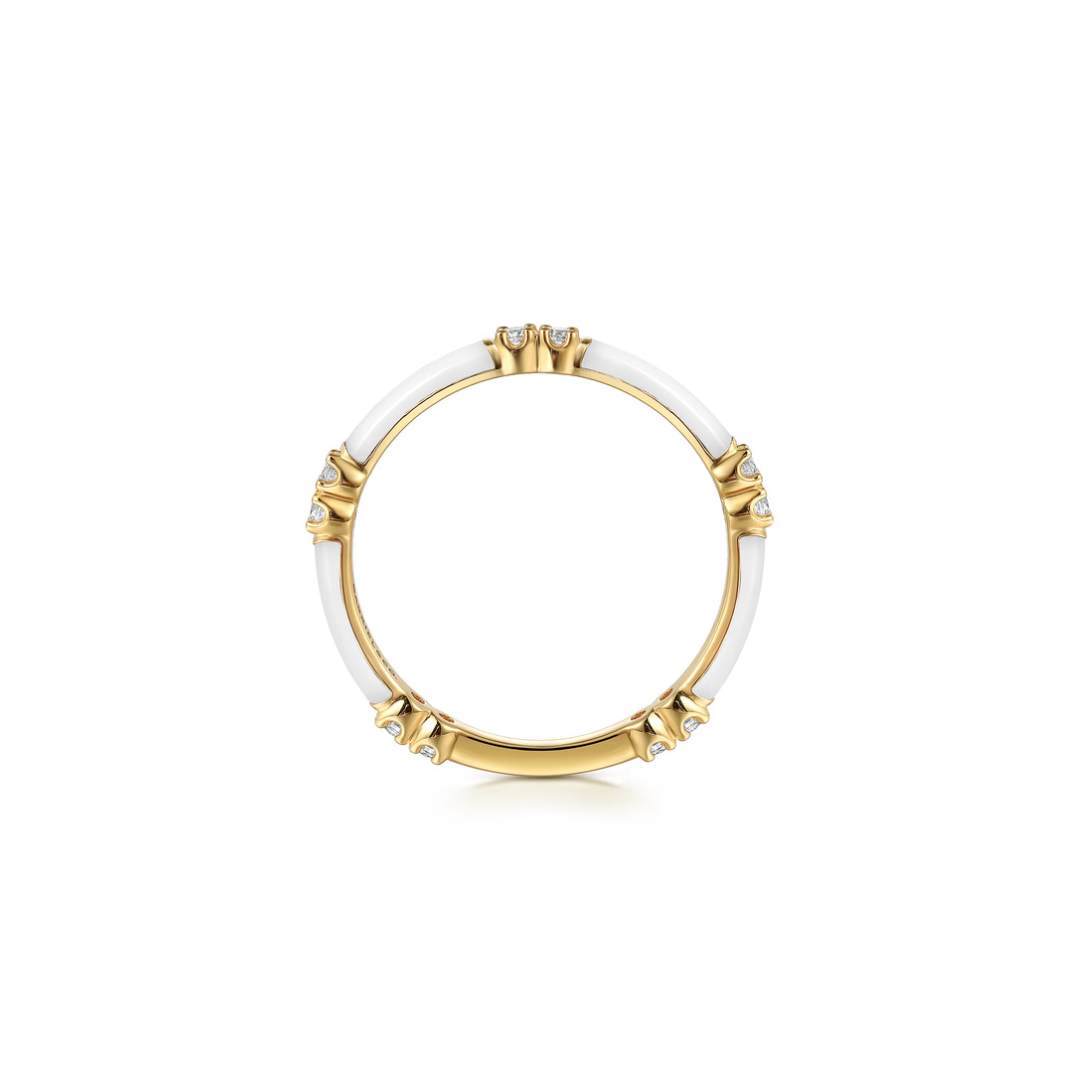 The Lucky Bamboo Ring (Millennial Pink & Yellow Gold Edition)