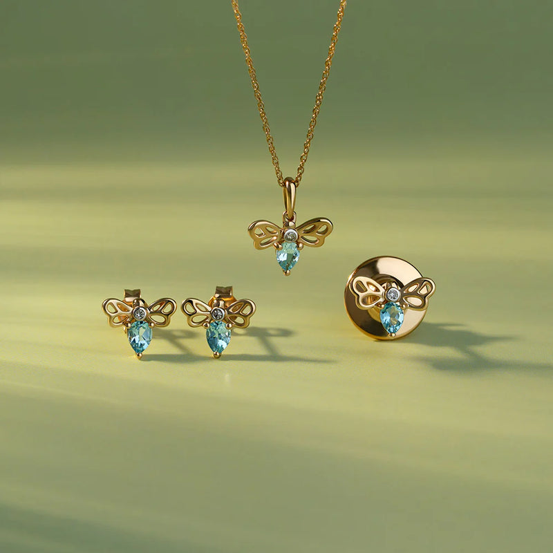 Lumina Butterfly Pendant (Sky Edition)