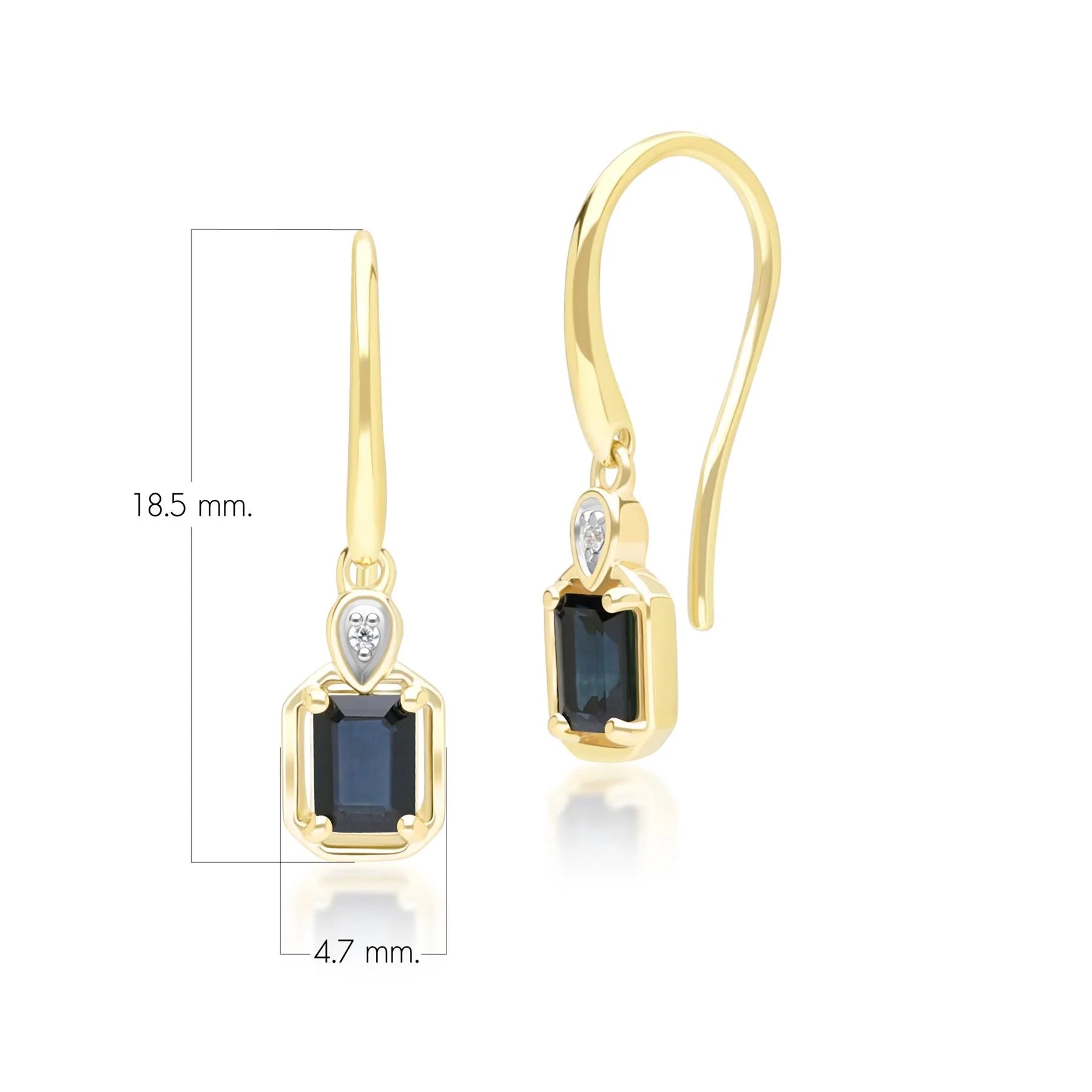 Lumina Emerald-Cut Earrings (Emerald Edition)