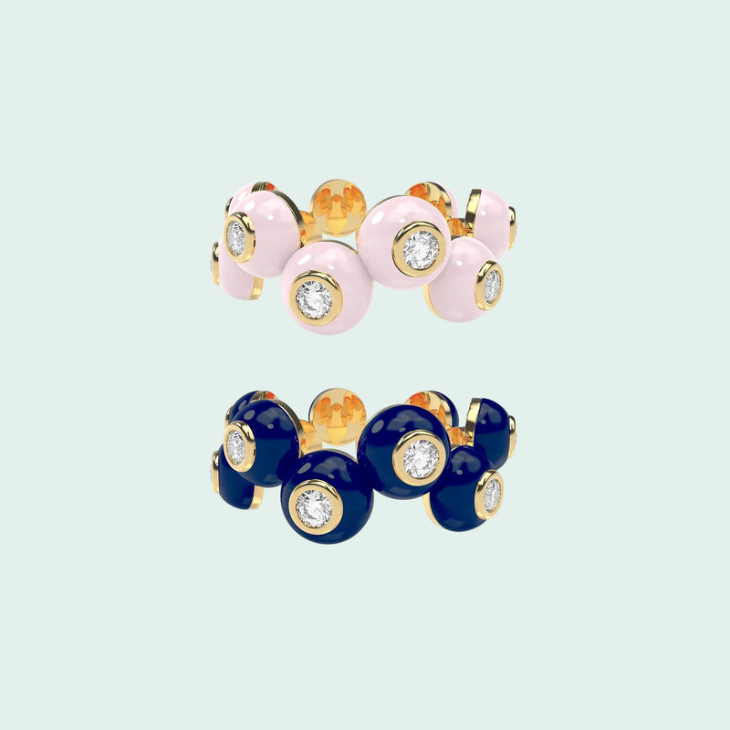 The Dopamine Overdose-Gold Ring set of 2