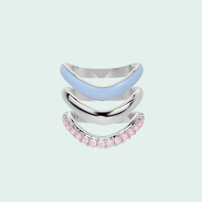The Sugar Echo-Silver (Set of 3)