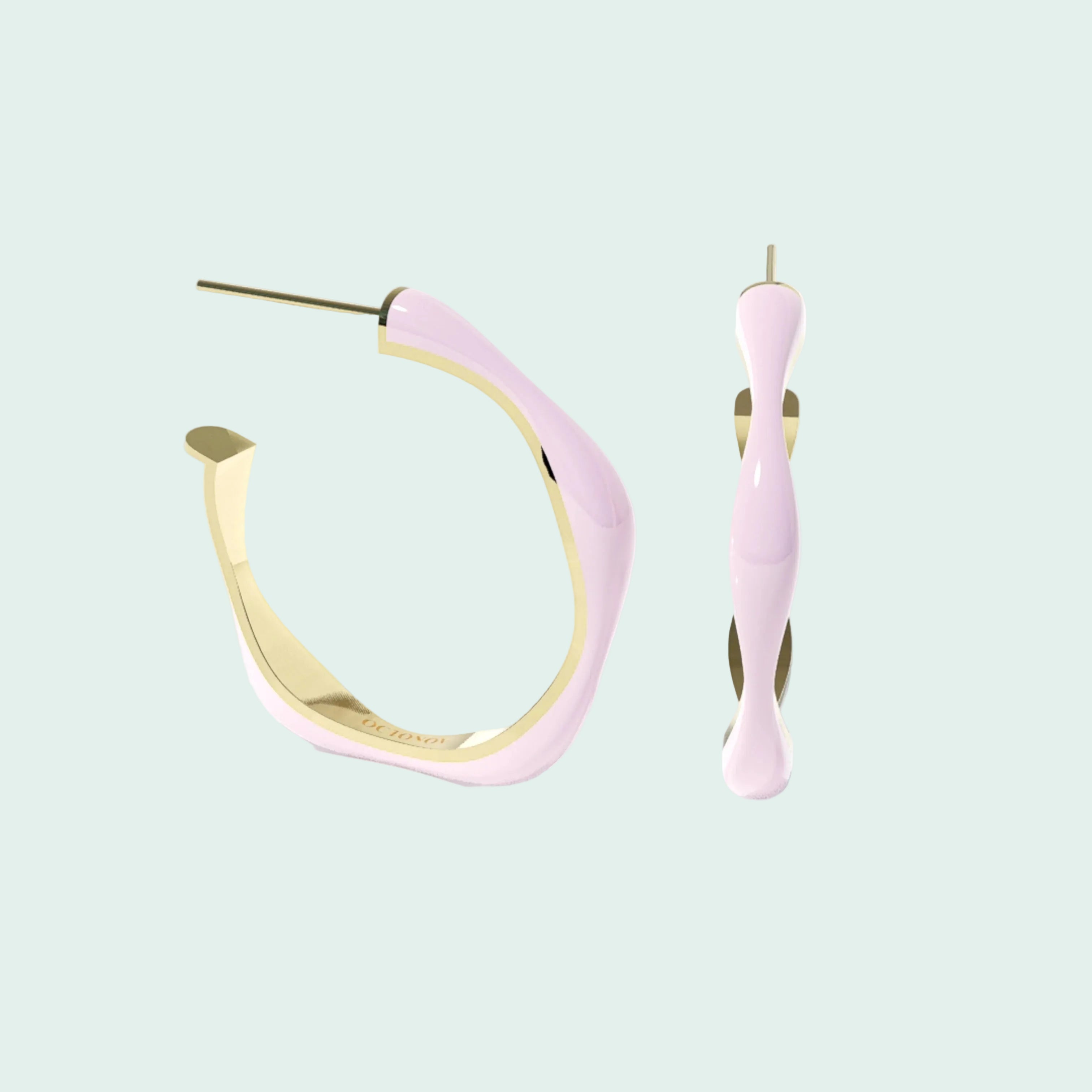 Sugar Overide Hoop Earrings (GOLD)