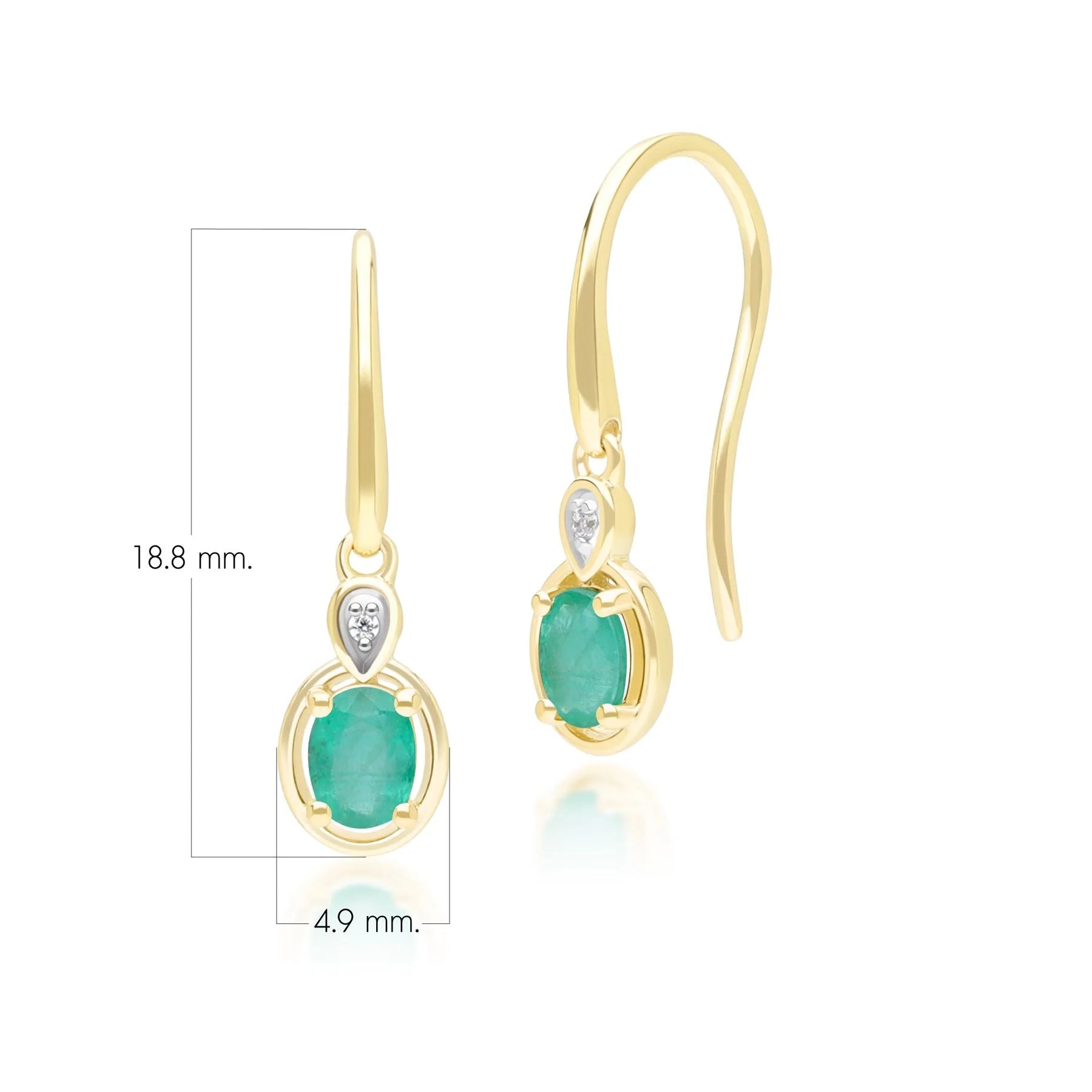Lumina Emerald-Cut Earrings (Emerald Edition)