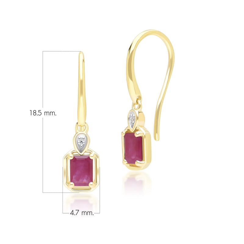 Lumina Emerald-Cut Earrings (Emerald Edition)