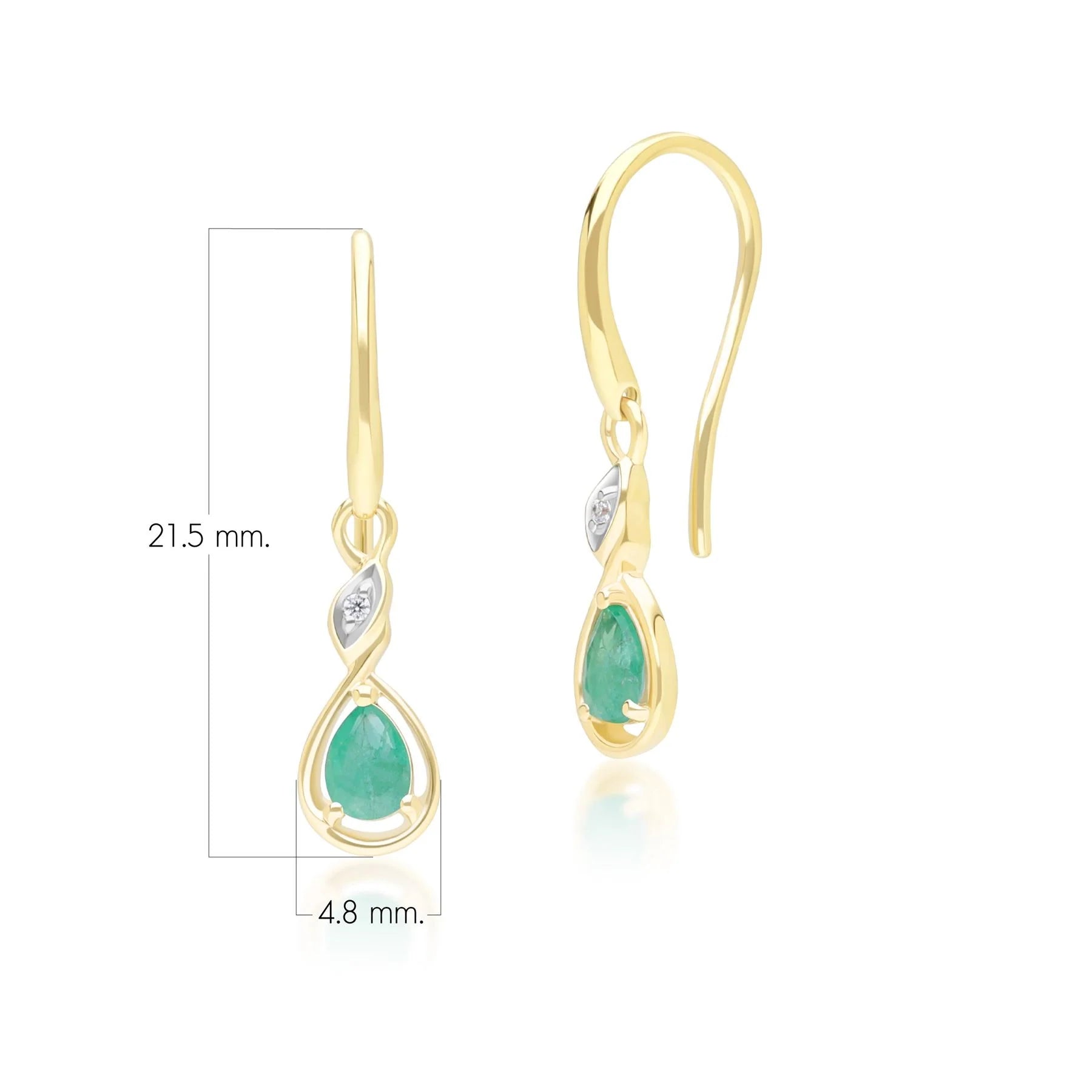 Lumina Emerald-Cut Earrings (Emerald Edition)