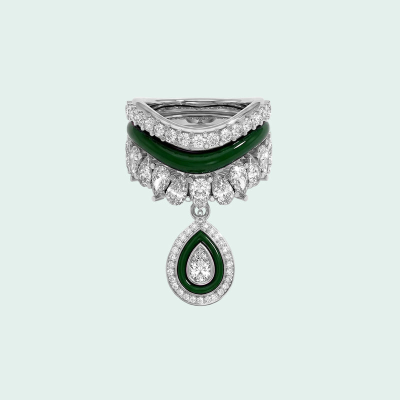 Varna-Volt Stacking Set (silver)