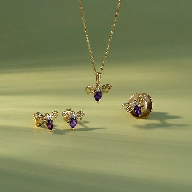 Lumina Butterfly Pendant (Garnet Edition)
