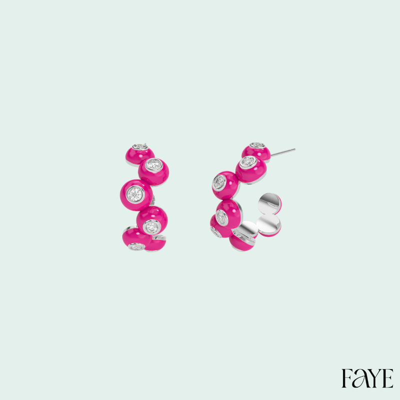 Dopamine Overdose Silver Earrings