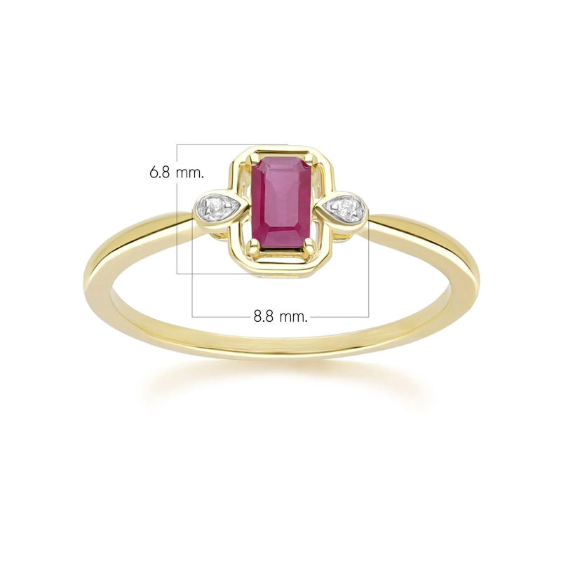 Lumina Emerald-Cut Ring (Emerald Edition)