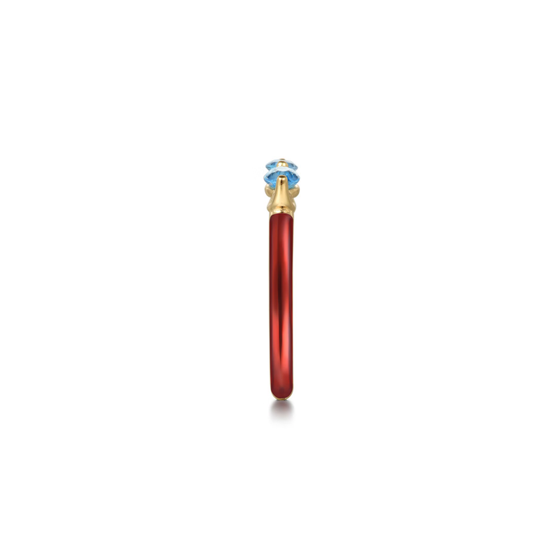Capri Kiss Ring (Sky Blue & Lime Green Edition)