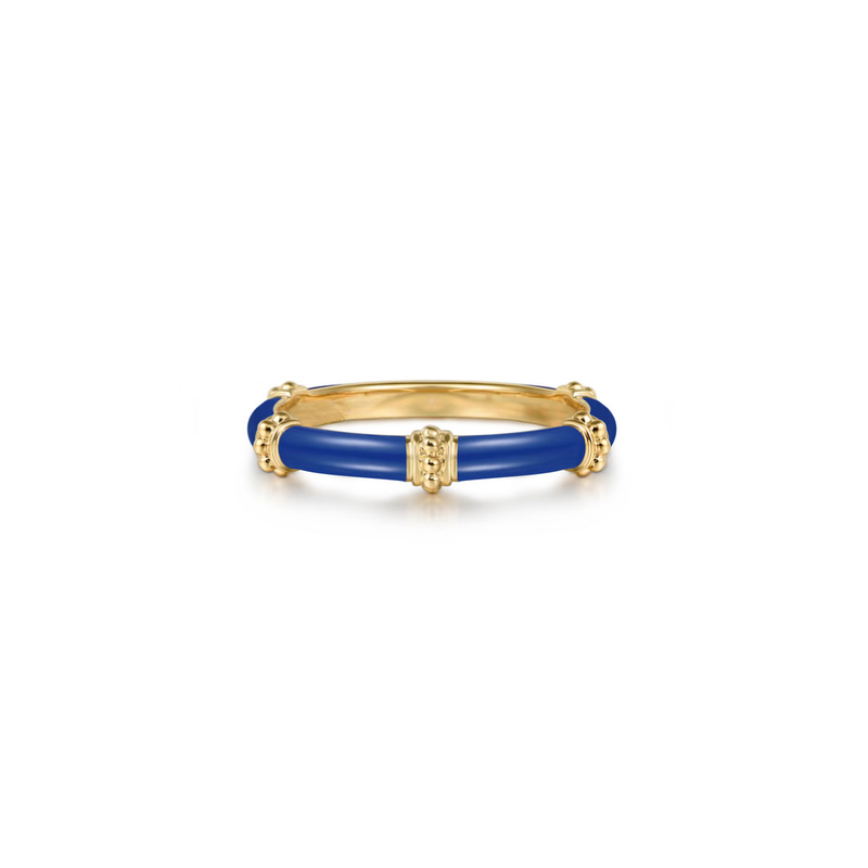 The Bamboo Node Ring (Chrome Green & Rose Gold Edition)
