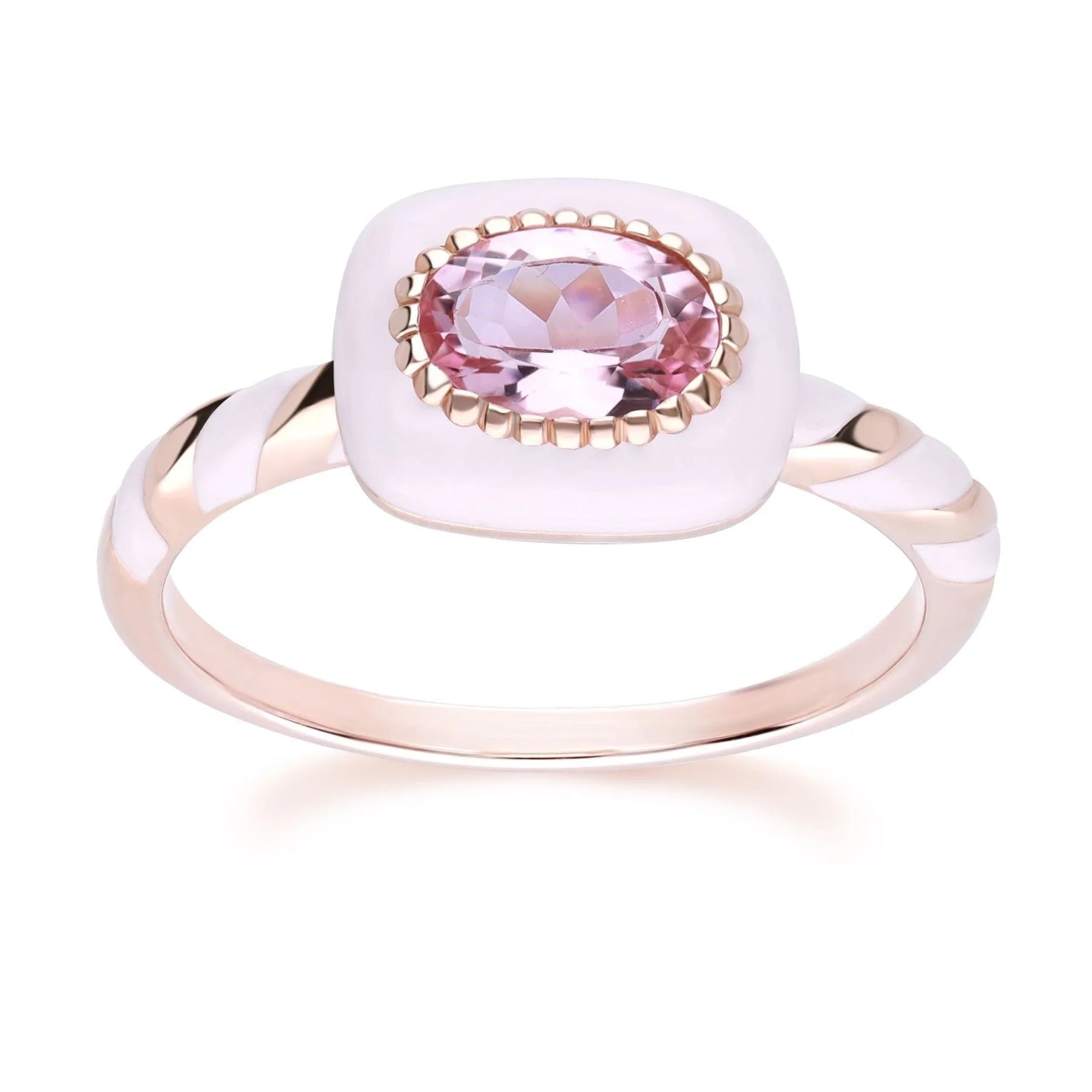 Lumina Spiral Enamel Ring (Lavender Edition)