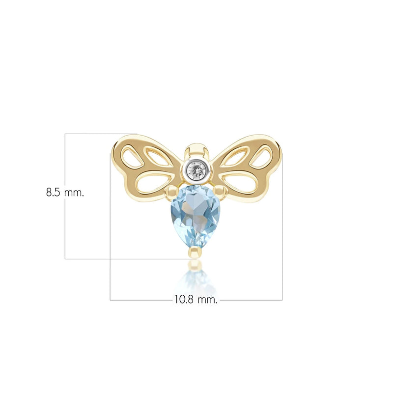 Lumina Butterfly Stud (Olive Edition)