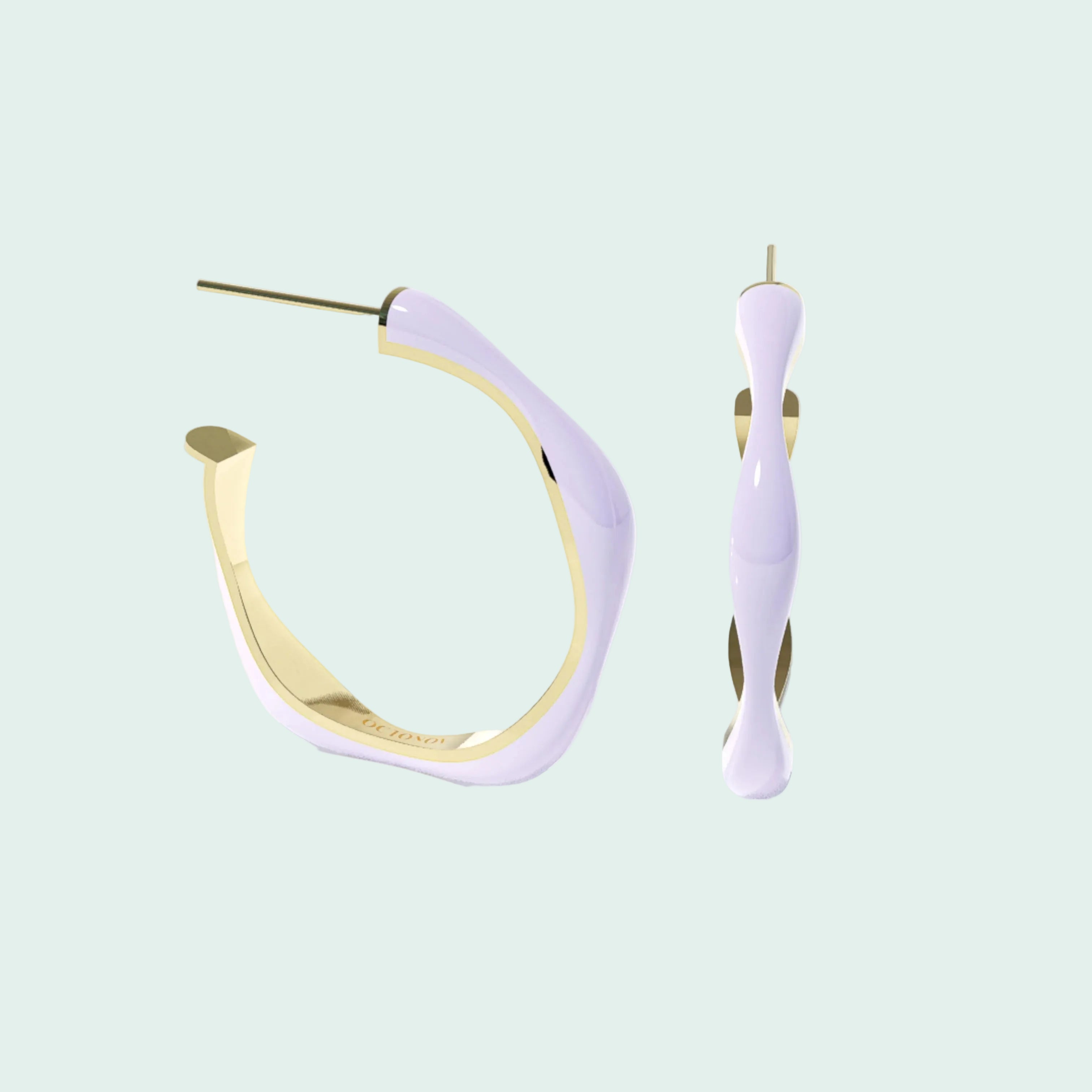 Sugar Overide Hoop Earrings (GOLD)