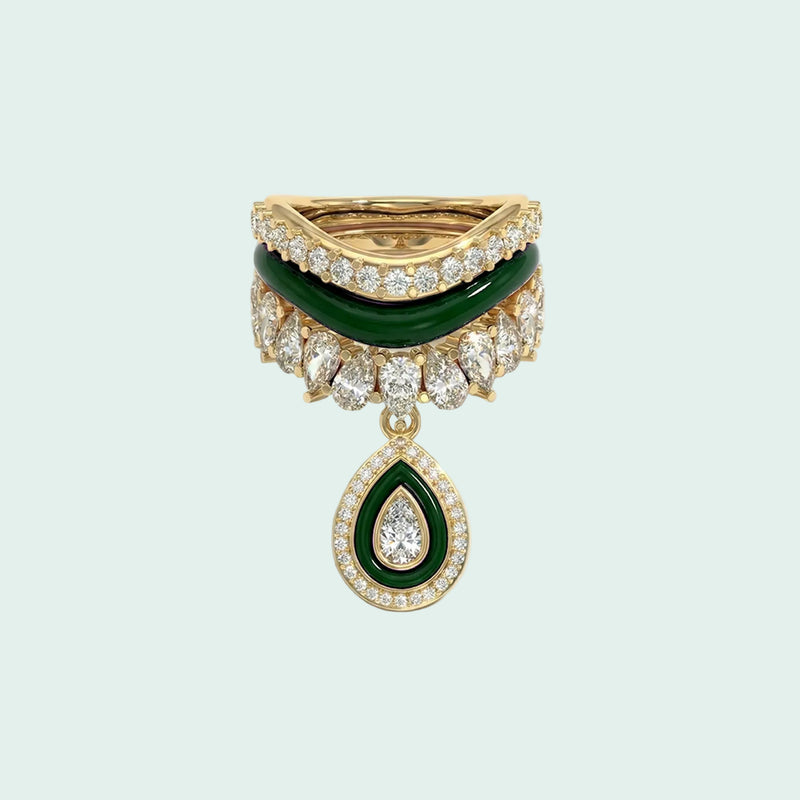 Varna-Volt Stacking Set (gold)