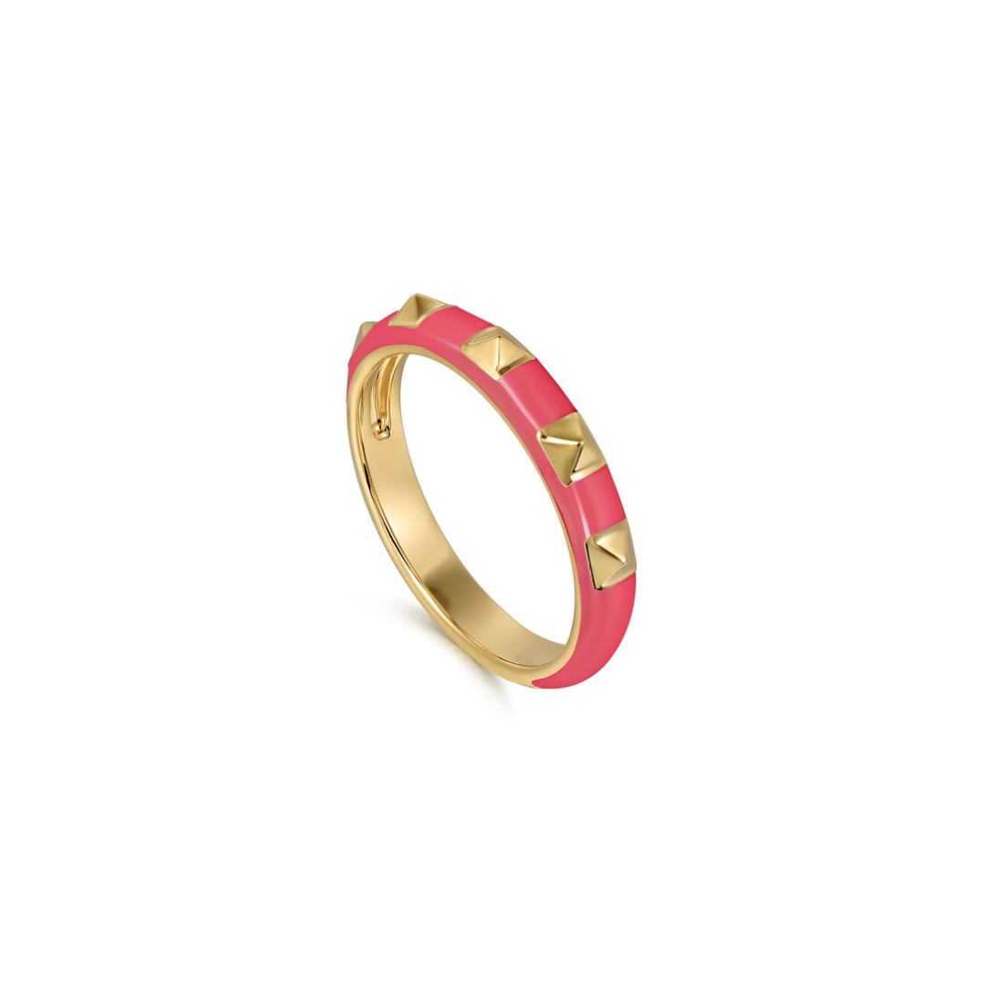 The Pyramid Edge Band (Blue & Yellow Gold Edition)
