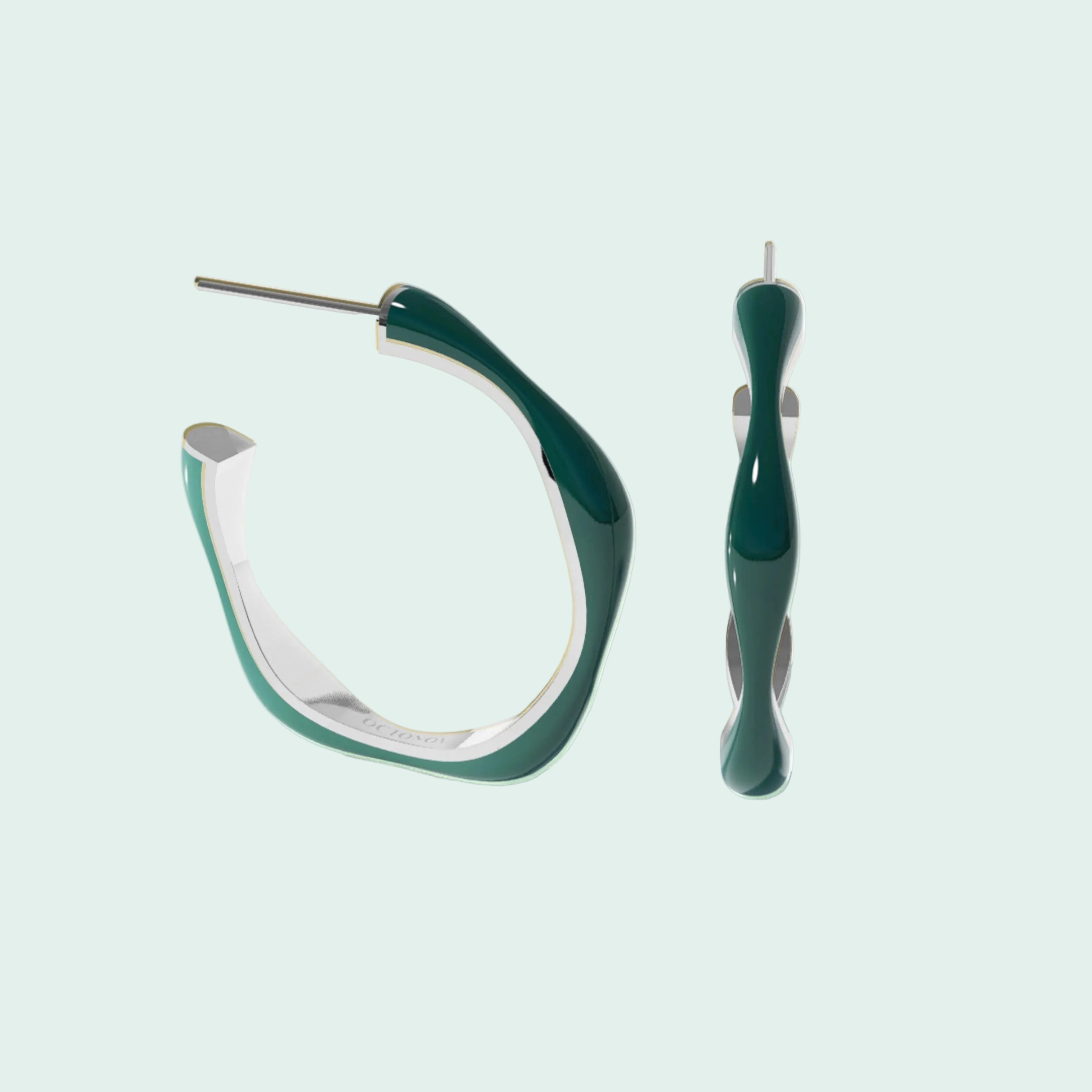 Sugar Override Hoop Earrings (SILVER)