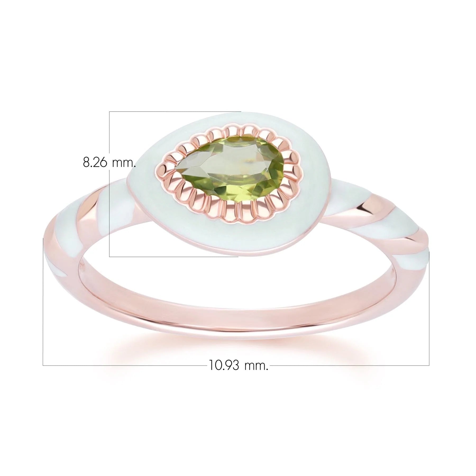 Lumina Spiral Enamel Ring (Lavender Edition)
