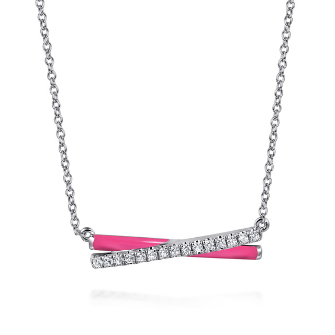 The Crossroads Bar (Chrome Red & Pave Moissanite Edition)