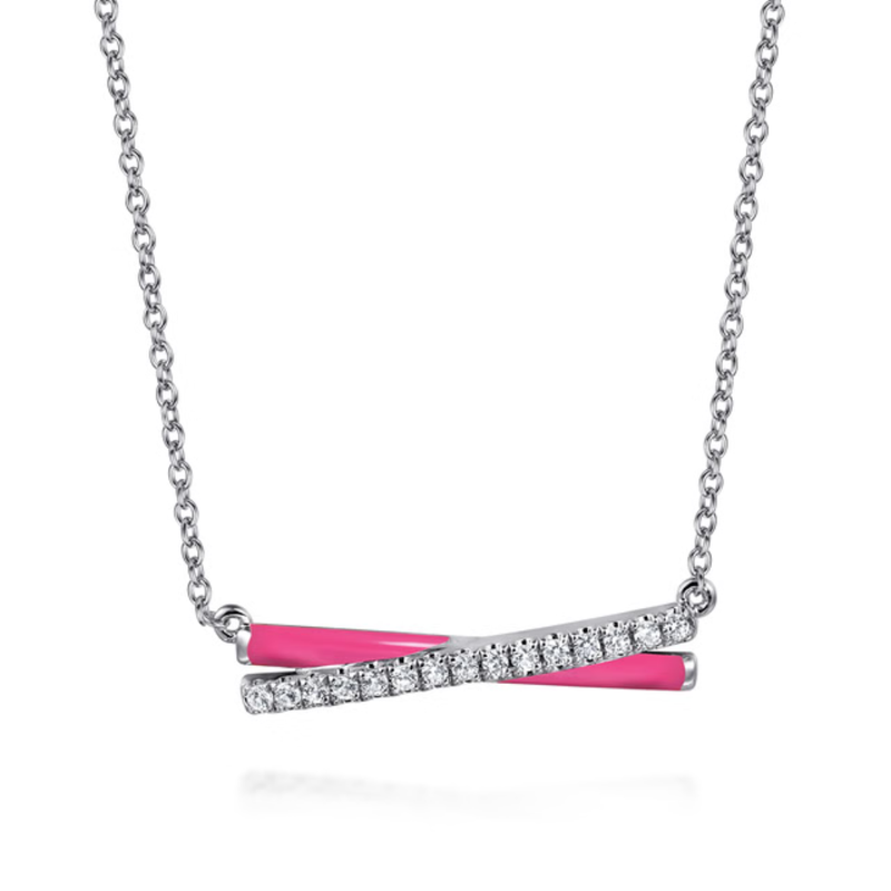 The Crossroads Bar (Chrome Red & Pave Moissanite Edition)