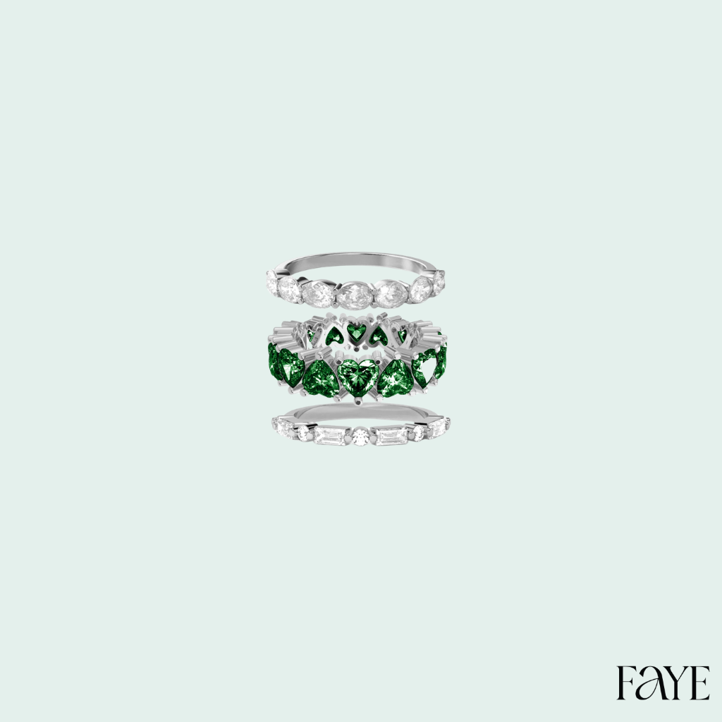 Eternal Trio Ring Set (SILVER)