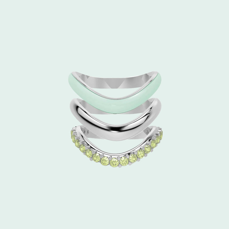 The Sugar Echo-Sliver Ring Trio